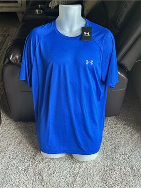 NWT Under Armour Men’s Blue Tech Performance T-Shirt